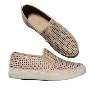 Michael Kors girls size 3 laser cut sneakers